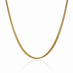 Nevaeh Curb Chain Necklace - 18K Gold Plated